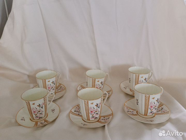 Кофейный сервиз лфз Яблоневый цвет