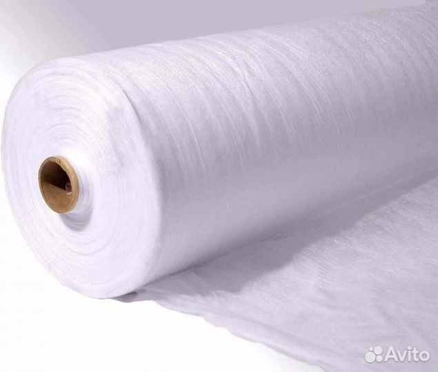 Спанбонд садовый 3,2x150м 60 г/м2 белый полурукав