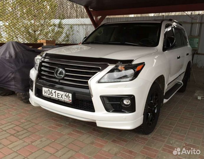 Обвес F-sport белый Lexus LX570 2012-2015