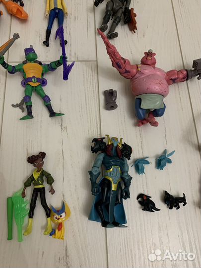 Черепашки ниндзя и злодеи фигурки