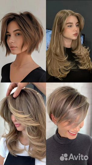 Модель на окрашивание, стрижку волос