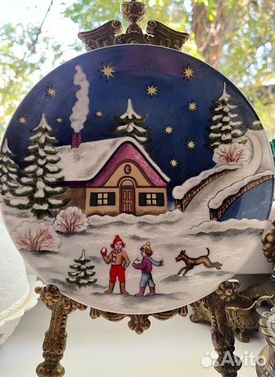 Коллекционная рождественская тарелка (Germany)
