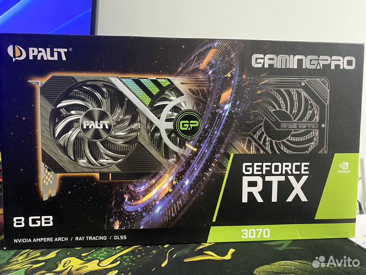 Видеокарта rtx 3070 palit