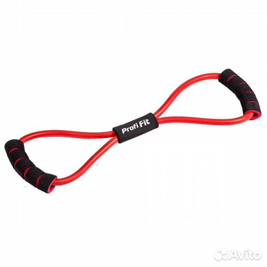 Эспандер трубчатый восьмерка, красный