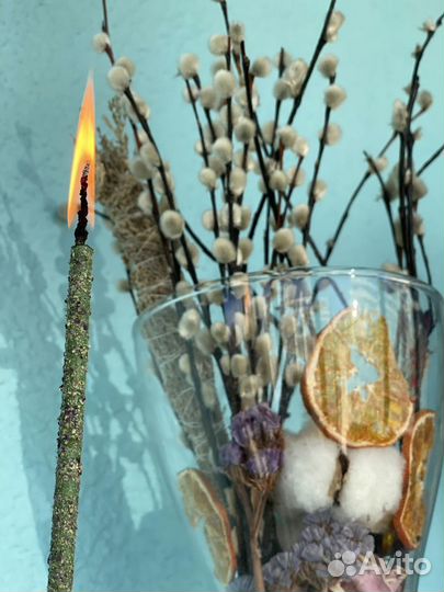 Свечи восковые медовые