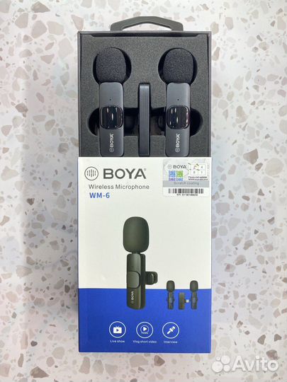 Петличный микрофон boya