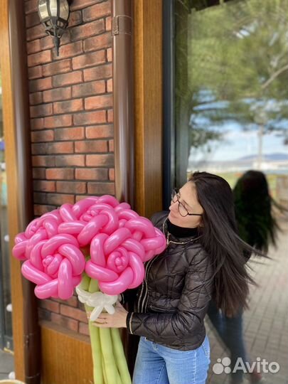 Цветы из воздушных шаров, букеты, шарики, шары