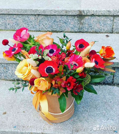 Букеты из живых цветов