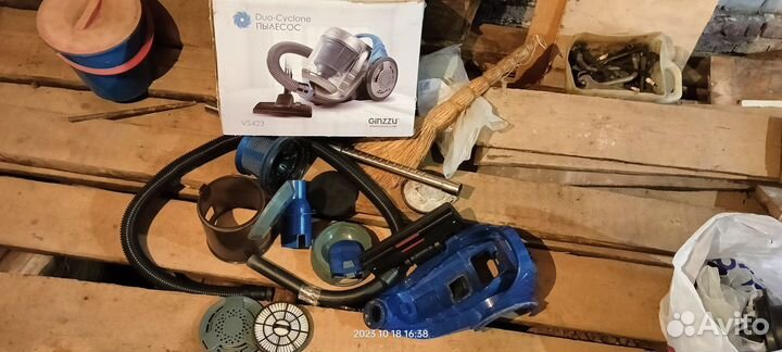 Продам запчасти на пылесос ginzzu vs423