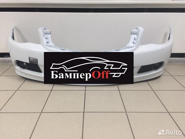 Бампер Ниссан Альмера G15 цвет Белый передний