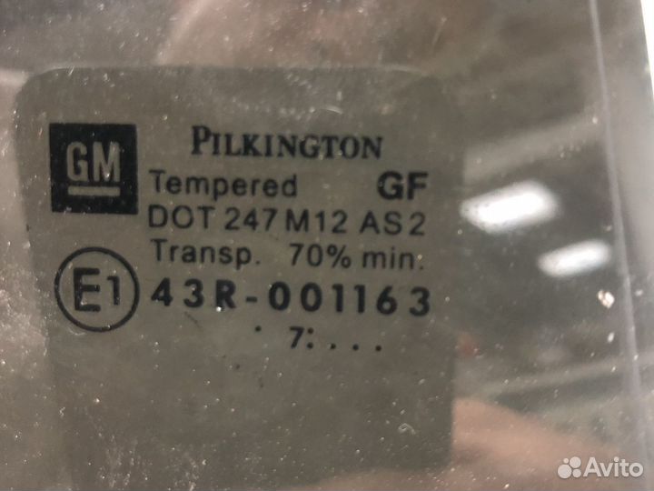 Стекло задней двери 2007 Opel Astra H SD 2005-2015