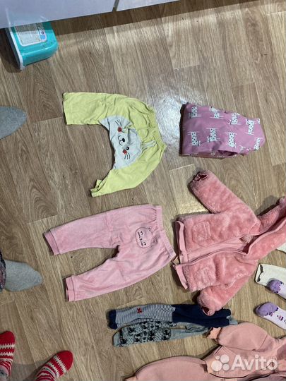 Вещи пакетом на девочку 74