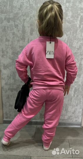 Костюм двунитка Барби с пайетками