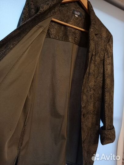 Пиджак змеиный принт р. 50-52