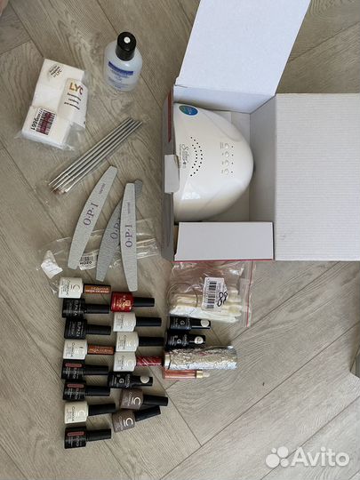 Лампа для маникюра UV/LED Nail lamp и лаки