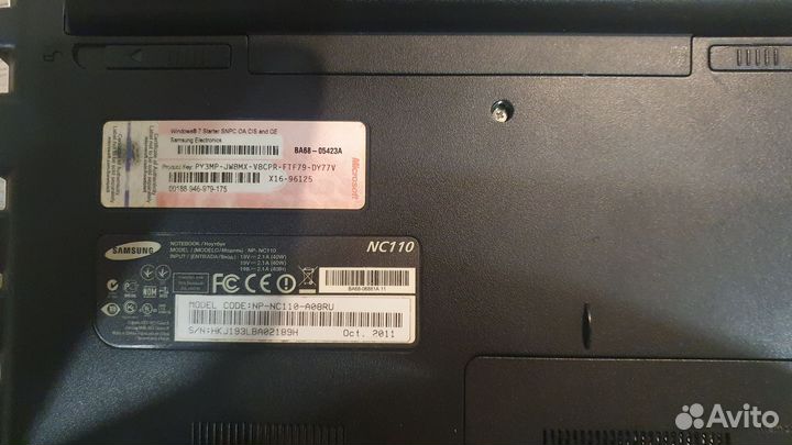 Нетбук samsung nc110
