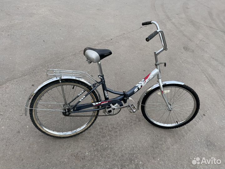 Stels Pilot 710 24 складной дорожный велосипед