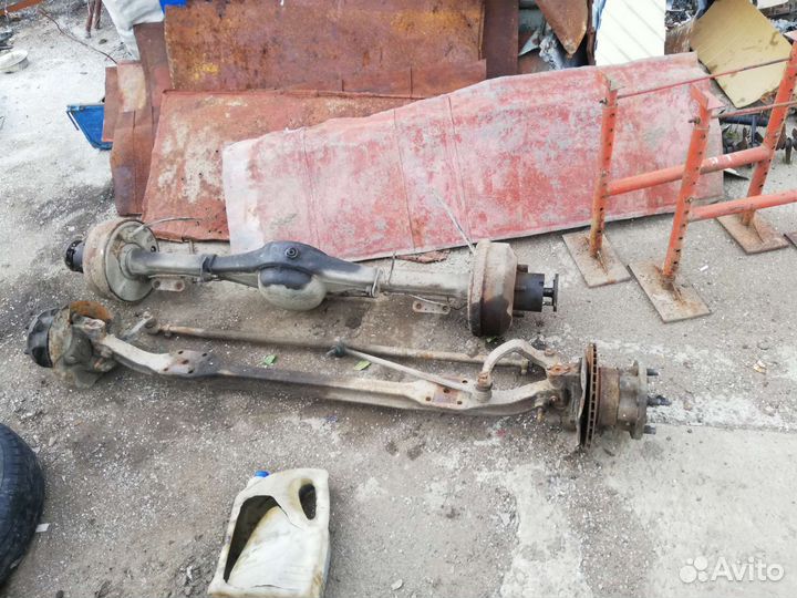 Передняя балка на газель в сборе