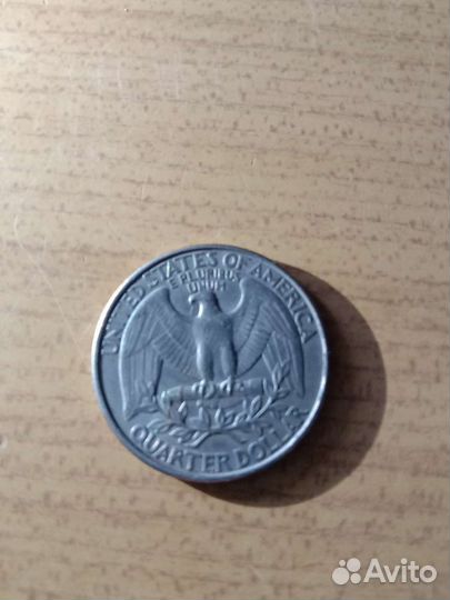 Монета quarter dollars