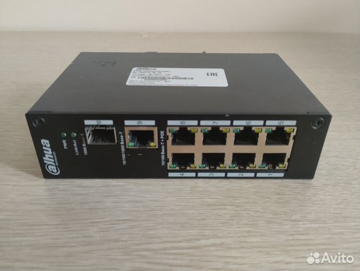 POE коммутатор Dahua DH-PFS3110-8P-96 (8 портовый)