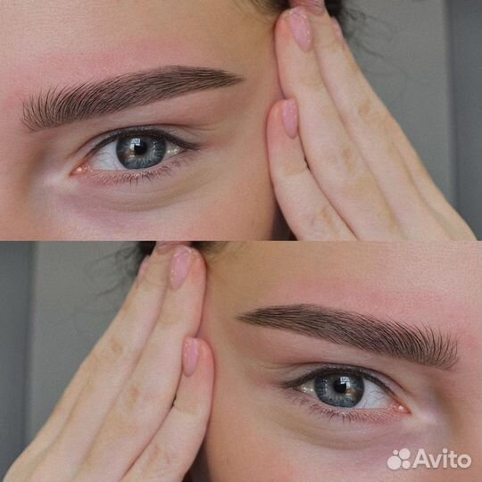 Оформление бровей брови ресницы лами укладка