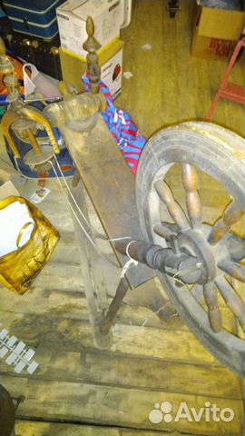 Прялка деревянная старинная