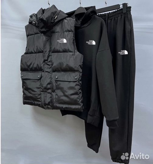 Костюм спортивный TNF + жилетка
