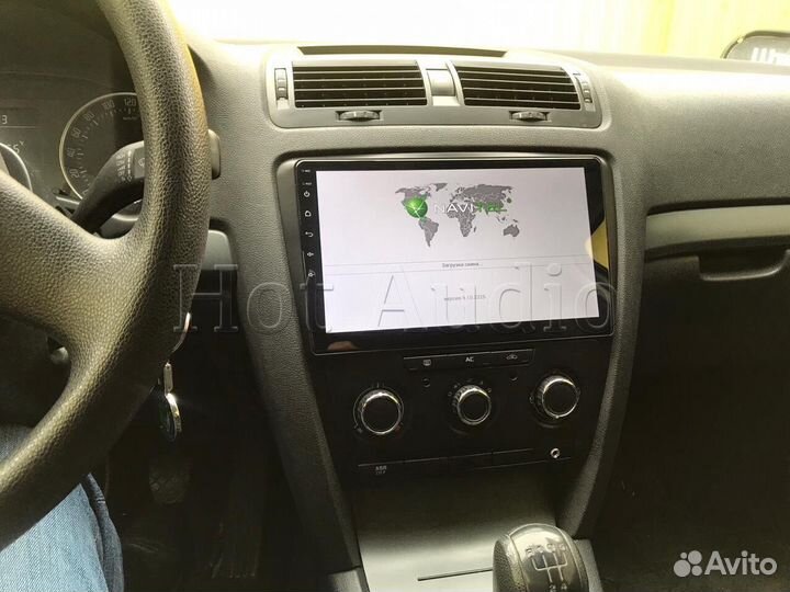 Магнитола для Skoda Octavia A5 с установкой