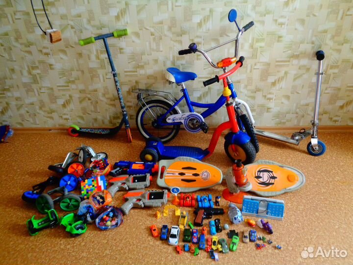 Велосипед, самокат, роллерсерф