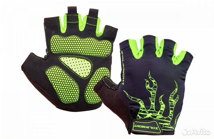 Велосипедные перчатки stels ZL2313 p.XXL (зеленые)