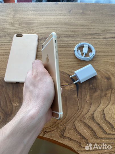 Телефон iPhone 6s plus 16gb ростест gold