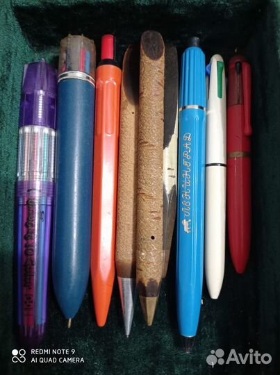 Ручки шариковые 4-х цветные, СССР, 60-80-х годов