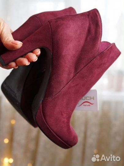 Ботильоны женские новые на каблуке tamaris 38