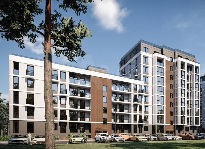 2-к. квартира, 71,8 м², 1/9 эт.