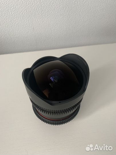 Объектив Samyang 8mm T 3.8 AS fish-eye CS II