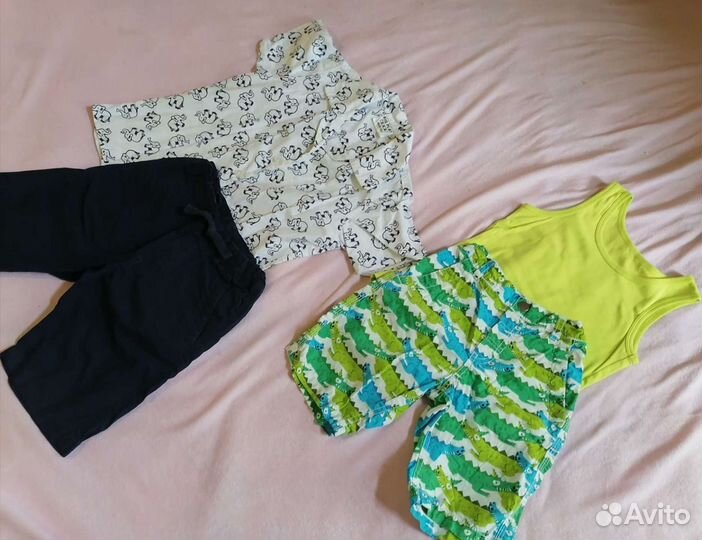 Рубашка и шорты для мальчика 5 лет