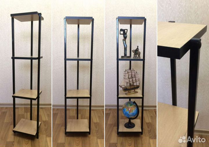 Этажерка / стеллаж / подставка 20х20х100 см