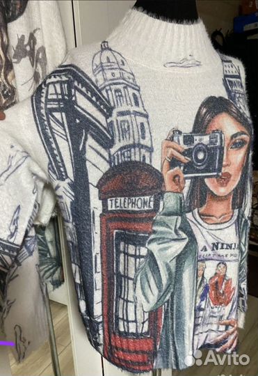 Свитер пушистик