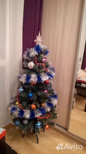 Елка искусственная со светящимися кончиками 120 см