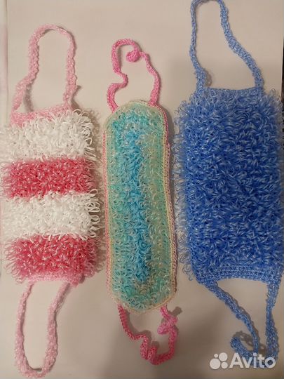 Мочалка ручной работы