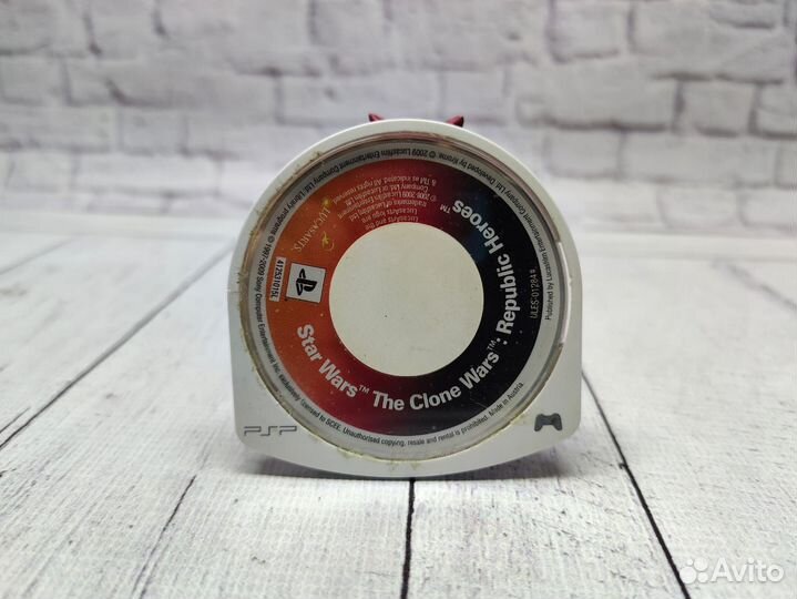 Star wars the clone wars republic heroes (PSP, бу