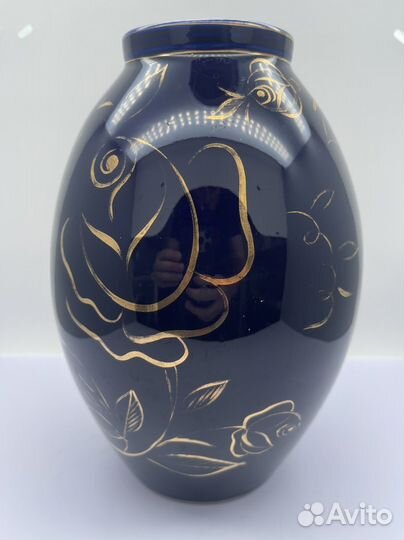 Ваза СССР Гжель 1960 года