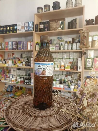 Льняное масло холодного отжима