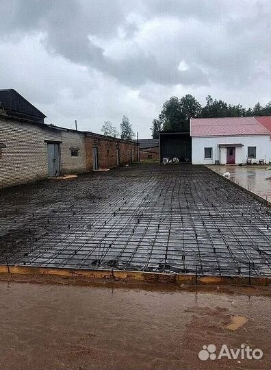 Бетонные полы с топпингом