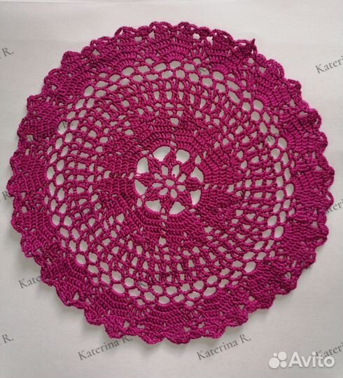 Вязанные салфетки