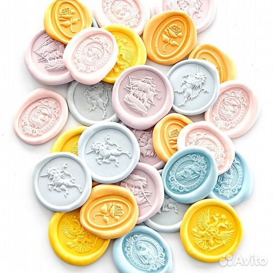 Сургучная печать с изображением 3D \ 2D графикой