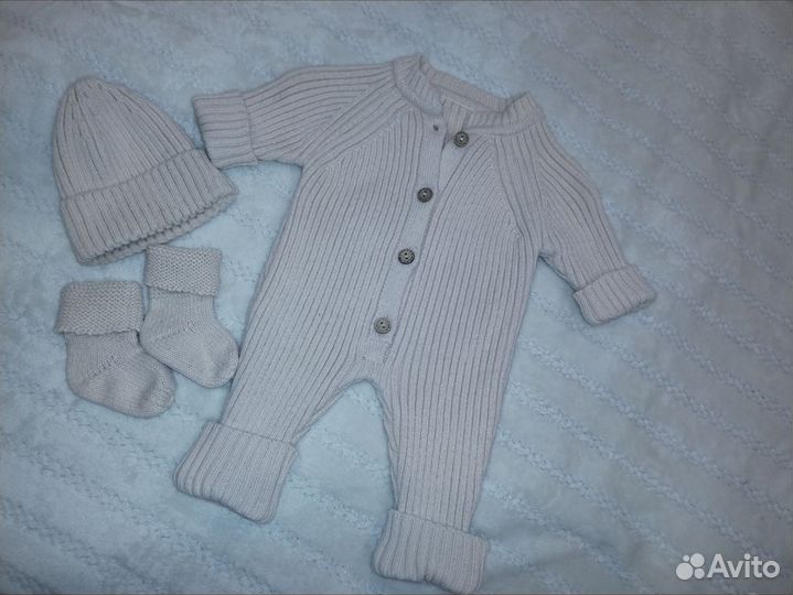 Вязаный комбинезон 68