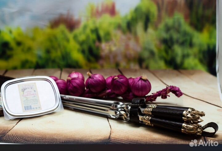 Шампура подарочные Подарочный набор шампуров