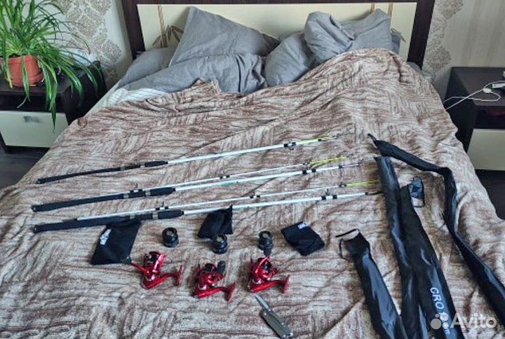 Спиннинги в сборе новые. Любой вид оснастки