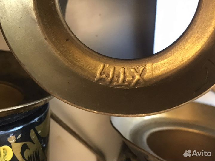 Подстаканник, Ромашки, винтаж, латунь